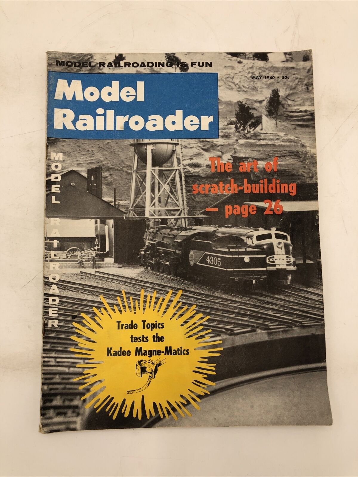 Vintage Model Railroader Magazine May, 1960