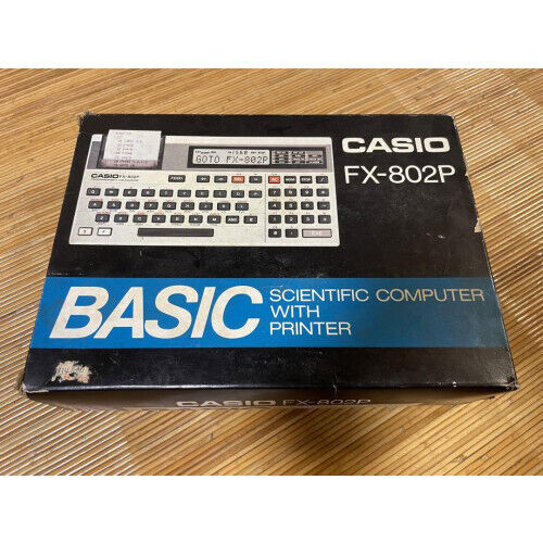 CASIO [FX-802P] calculator vintage pocket computer Excellent limited From JAPAN