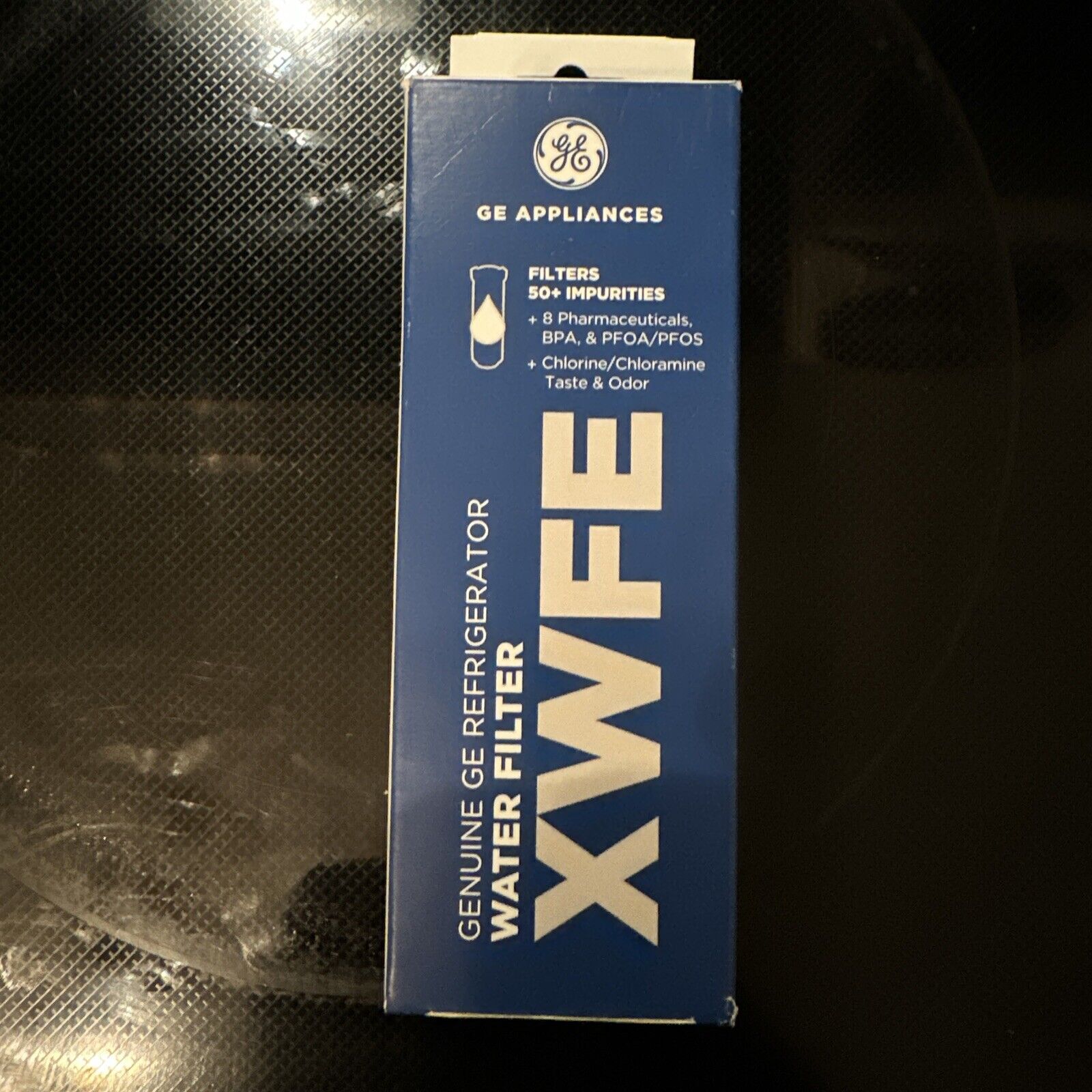GE XWFE Refrigerator Water Filter - White OEM original with Chip
