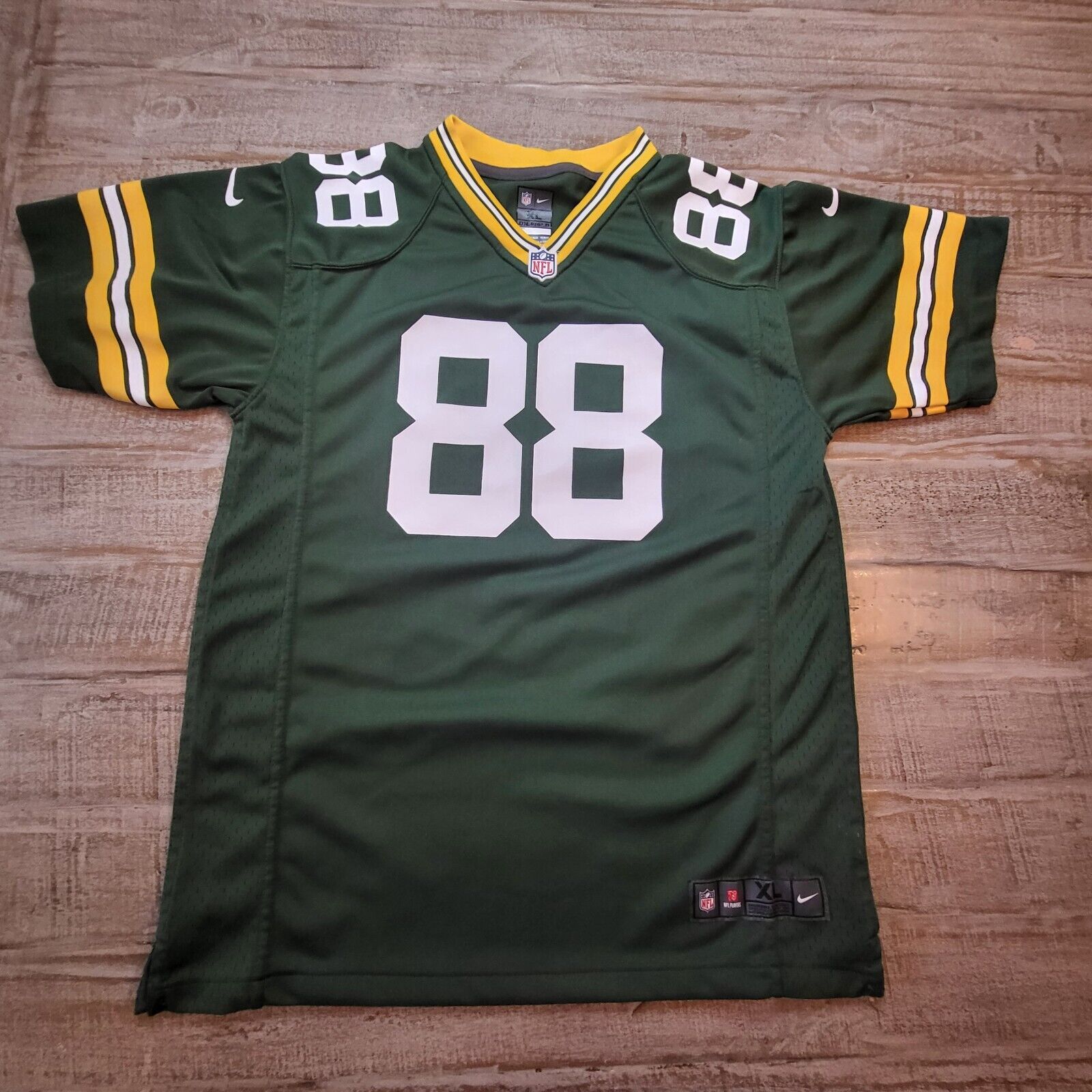 NFL Nike Green Bay Packers Jermichael Finley #88 Size XL On Field Jersey