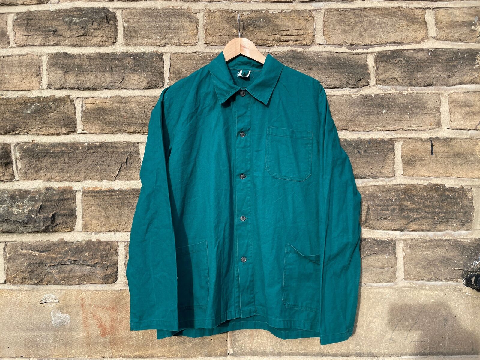 Vintage French Chore Jackets Green