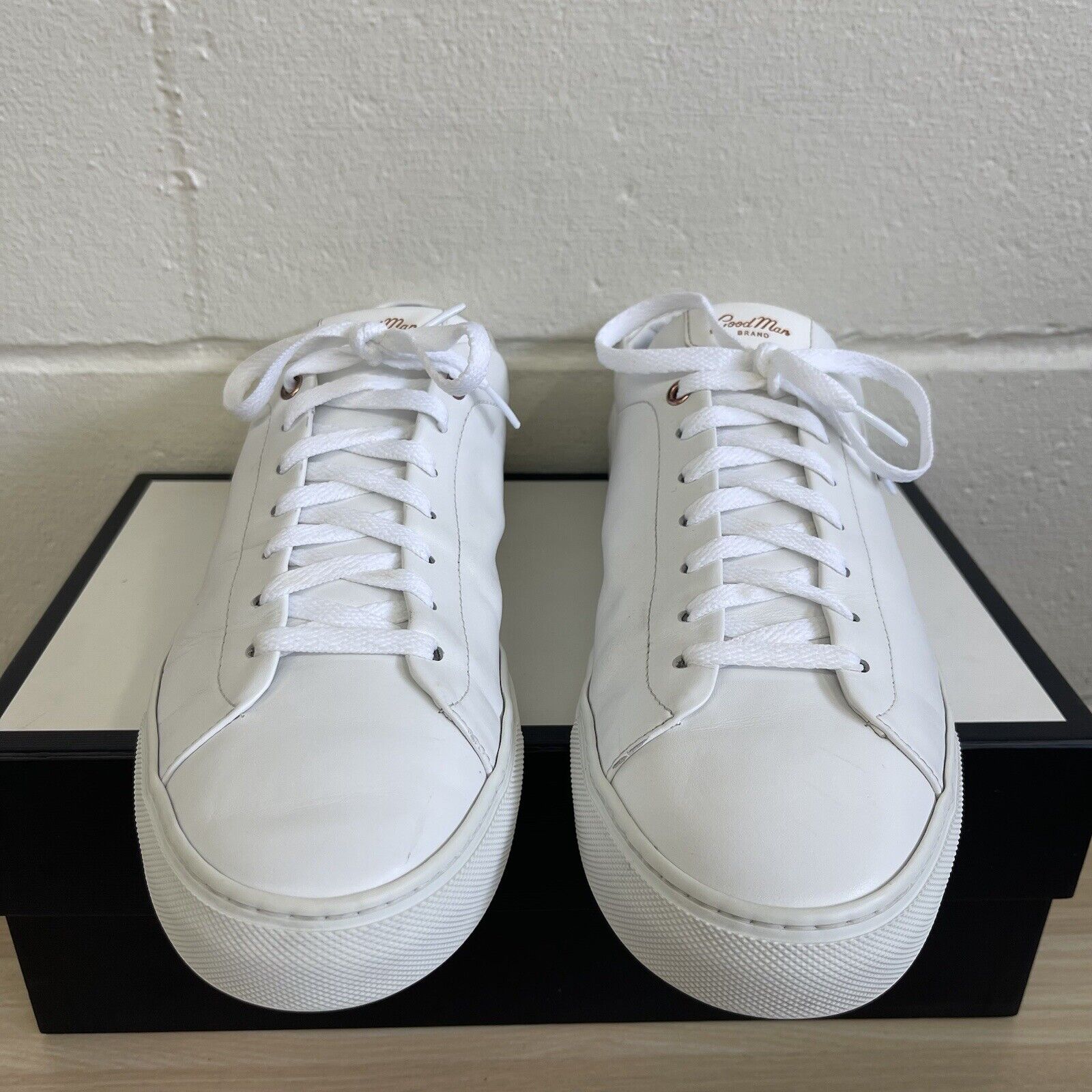 Goodman Brand Men\'s Shoes Edge Lo Top Sneakers White Size 13