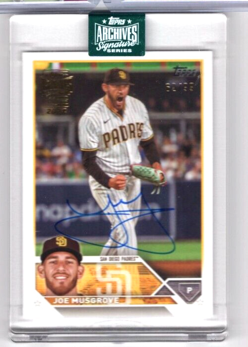 2024 Topps Archives Joe Musgrove Auto /99 SP San Diego Padres