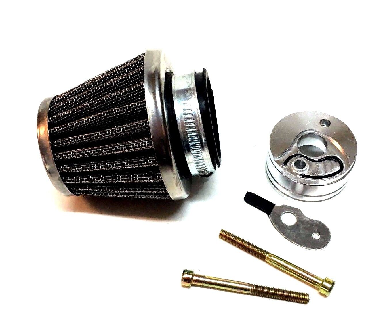 43CC 49CC SCOOTERS RACING PERFORMANCE FLOW AIR FILTER + VELOCITY STACK + SCREWS