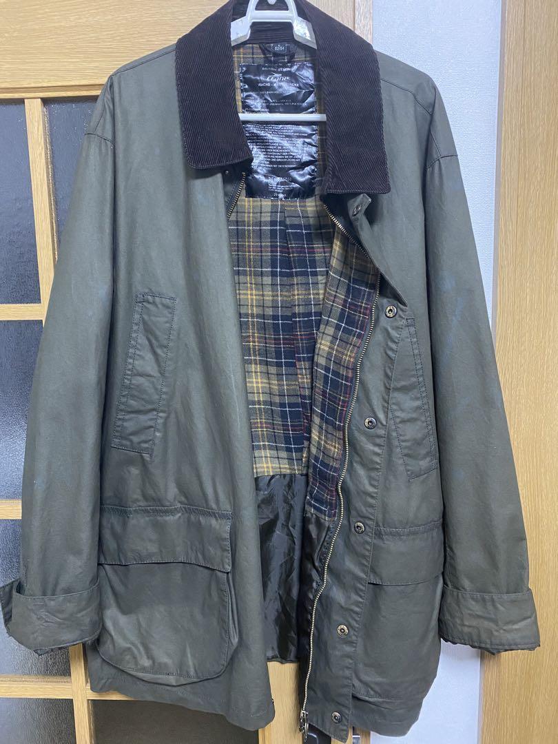 Vintage Barbour-style oiled jacket