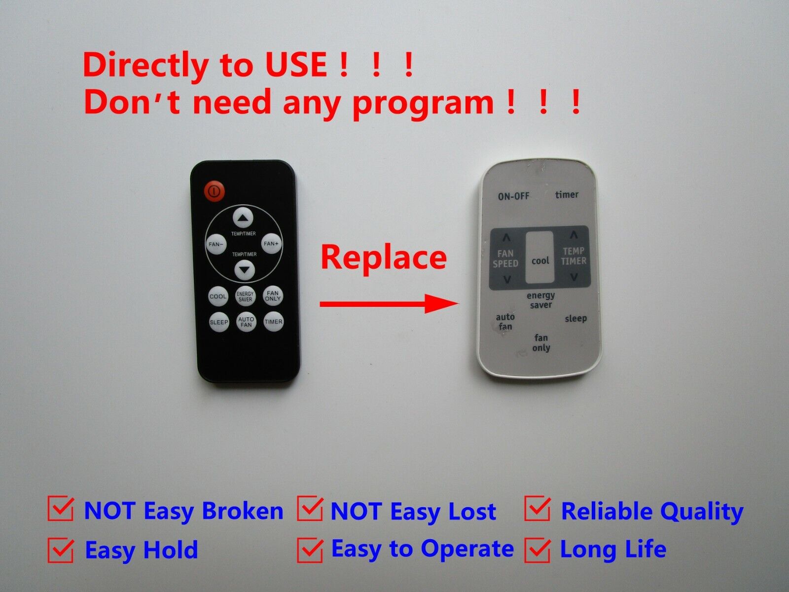 Remote Control For Kenmore 253.35010 253.70101 253.79081013 Room Air Conditioner