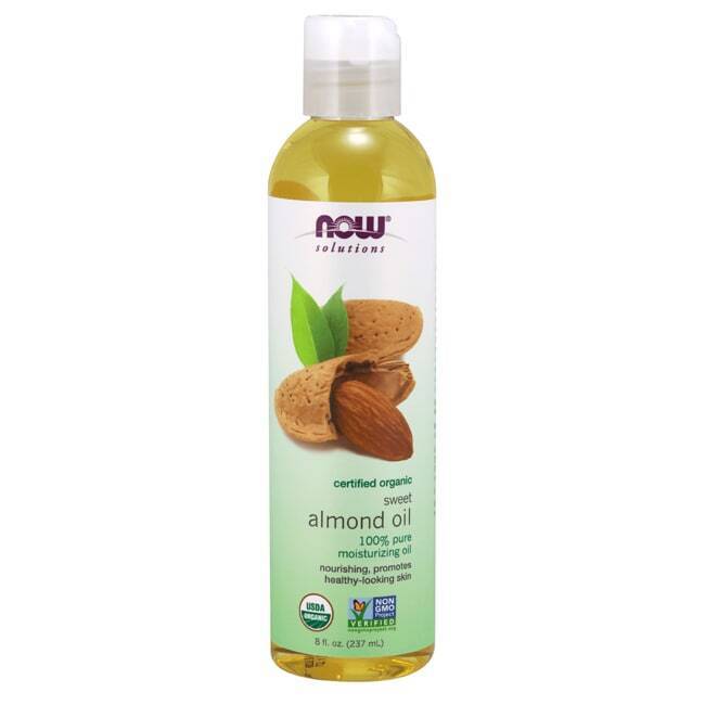 NOW Foods Organic Sweet Almond Oil 8 fl oz Liq