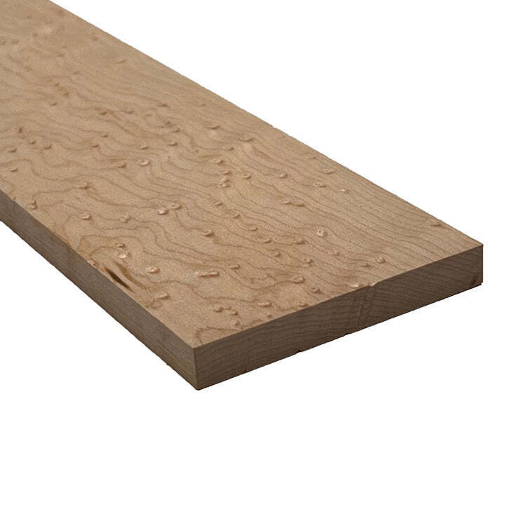 Birdseye Maple Thin Stock Lumber Board Wood Blanks, in Various Size ( 1 Piece )