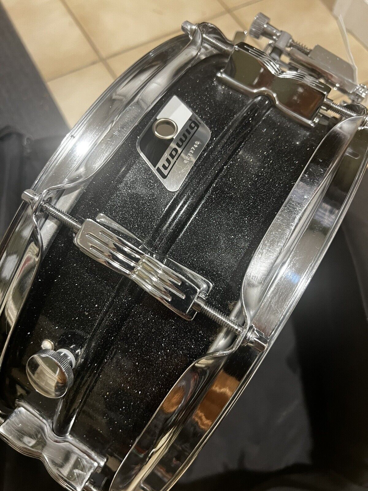 Ludwig Acrolite Black Galaxy Snare drum 5x14 ( BLACKROLITE ) Excellent condition