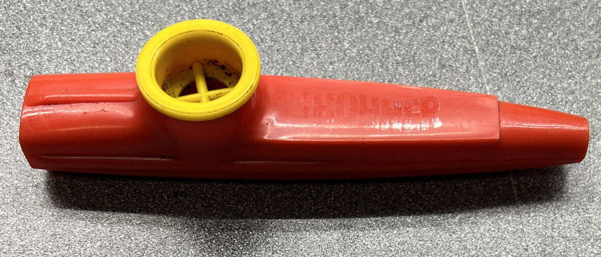 Vintage Hohner Plastic Kazoo Red Used In The USA 