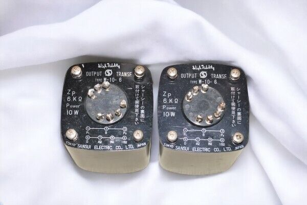 SANSUI W-10-6 Output Trans pair rare USED JP