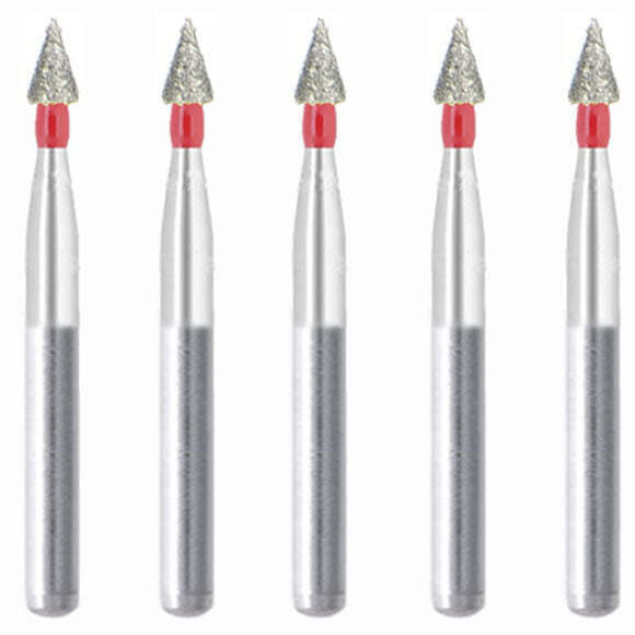 Conical Pointed 2.5 mm Dia Fine Grit Diamond Bur 5/Pack [1879-159.25F1]