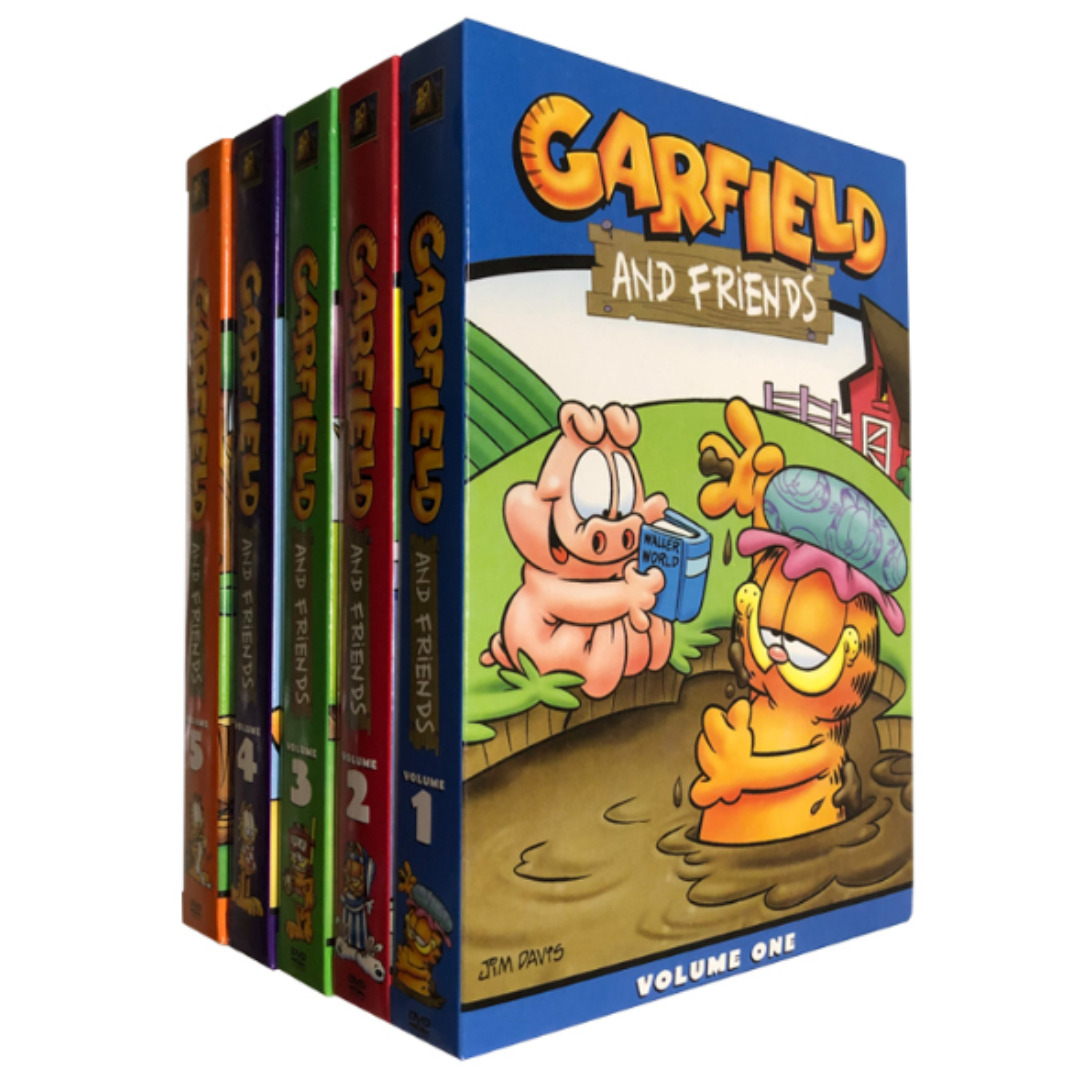 GARFIELD AND FRIENDS the Complete Series DVD Volume 1-5 Season 1,2,3,4,5 US