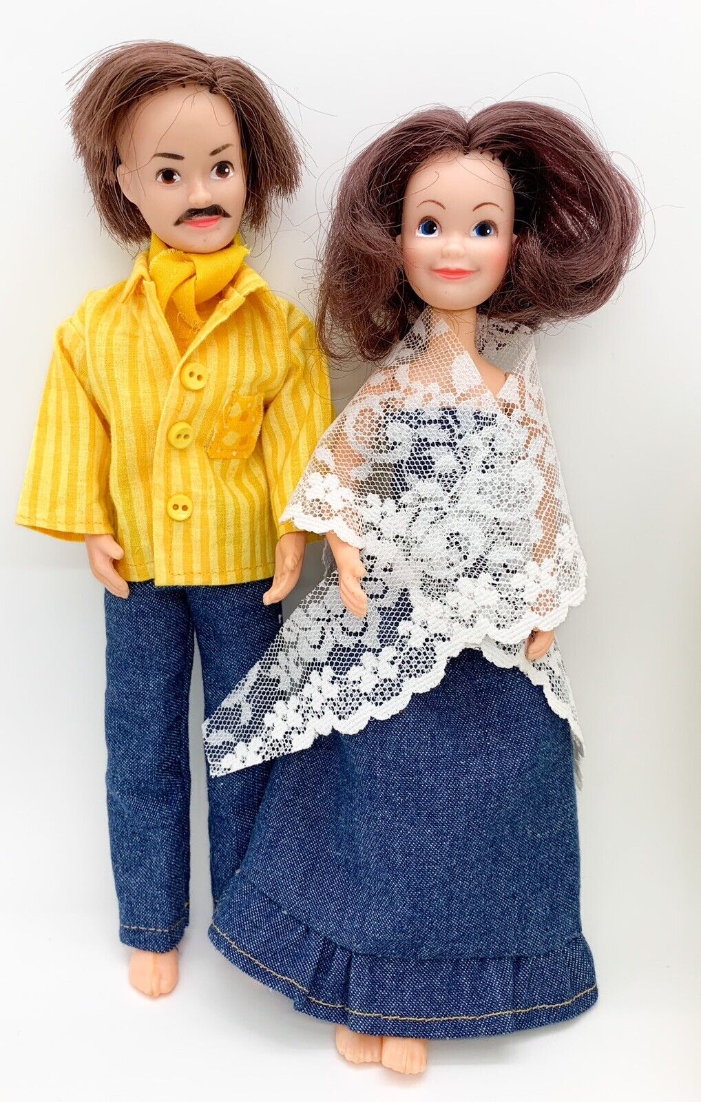 The Springtime Family Dolls 1975 Company Universal Associated Dad, Mom, Sunshine