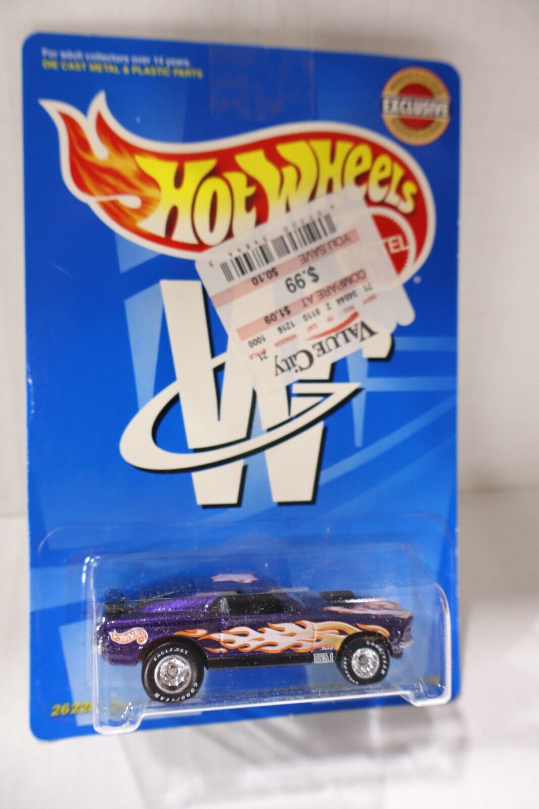 1999 Hot Wheels White\'s Guide Exclusive 70 Mustang Mach NEAR MINT CARD STICKERED