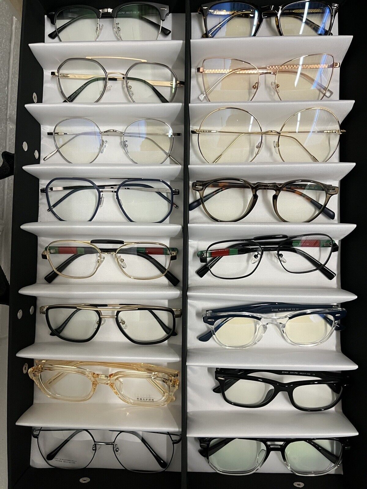 New Eyeglasses Artsy Fun Frames Lot 59 Pieces