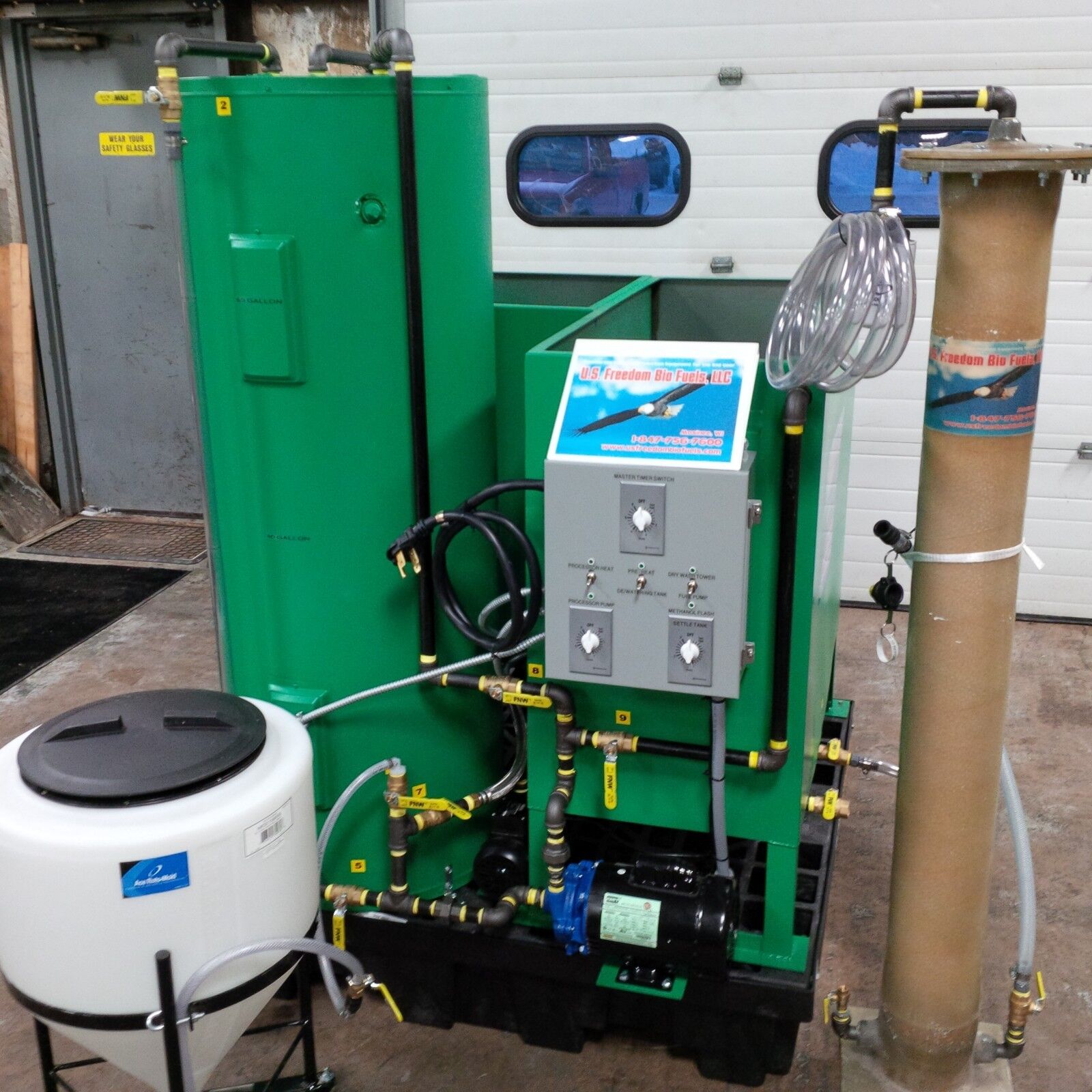 U.S. Freedom Bio Fuels,LLC Commercial Biodiesel Processor W/ Dry Wash Technology