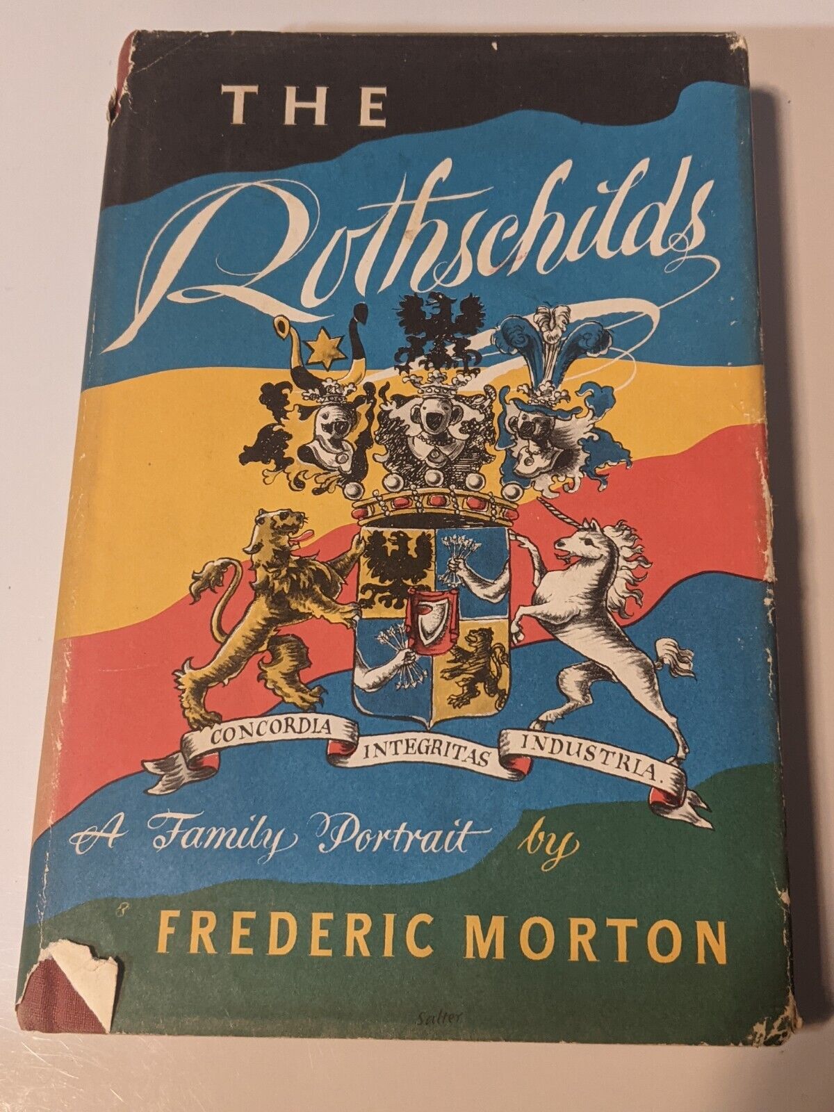 Vintage 1962 The Rothschilds A Family Portrait by Frederic Morton Hardcover