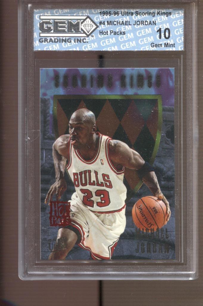 1995-96 Michael Jordan Ultra Scoring Kings Hot Packs Gem Mint 10 Chicago Bulls