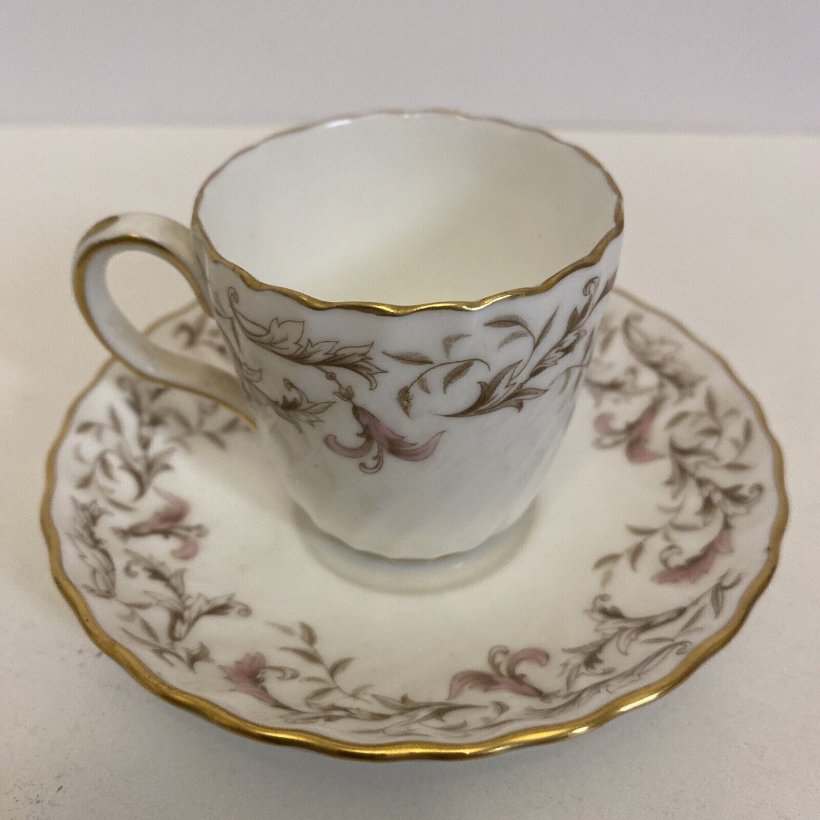Minton Moorland Pattern Number S697 Cup and Saucer Set Bone China