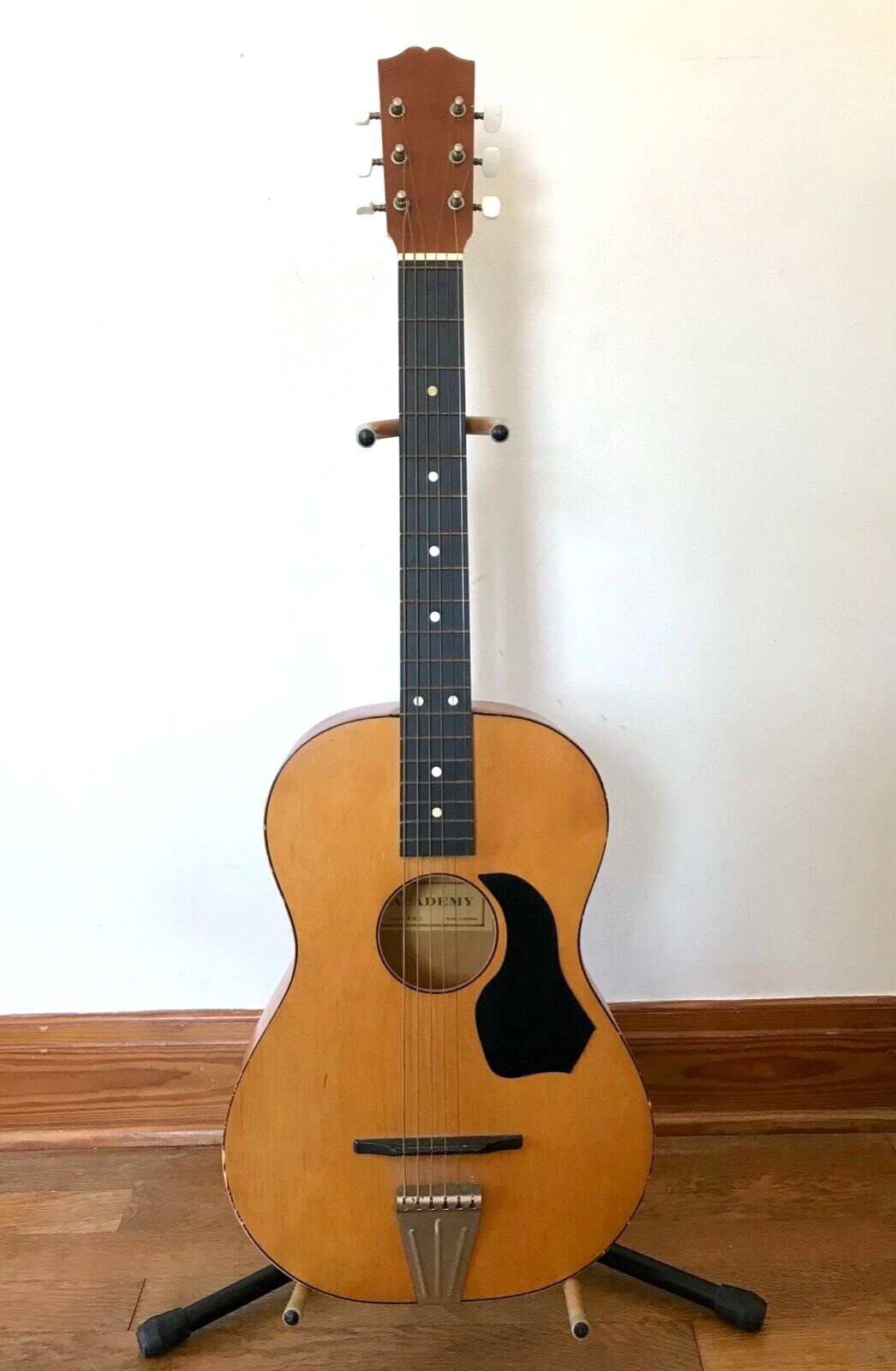 1960s Egmond Academy Acoustic Guitar w/ Case. Model A10-S
