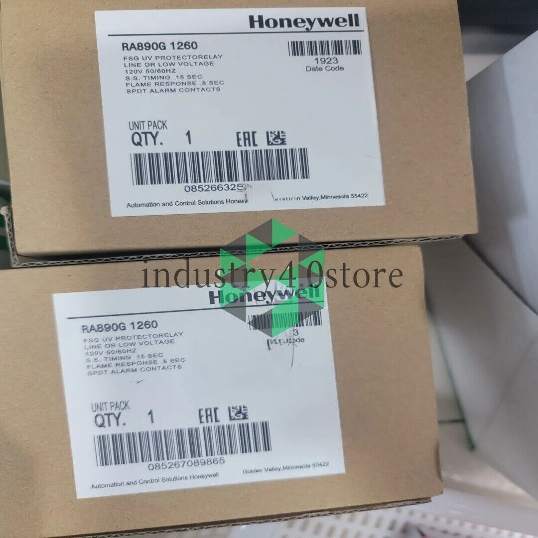 New Sealed Honeywell RA890G 1260 Protectorelay Flame Relay RA890G1260