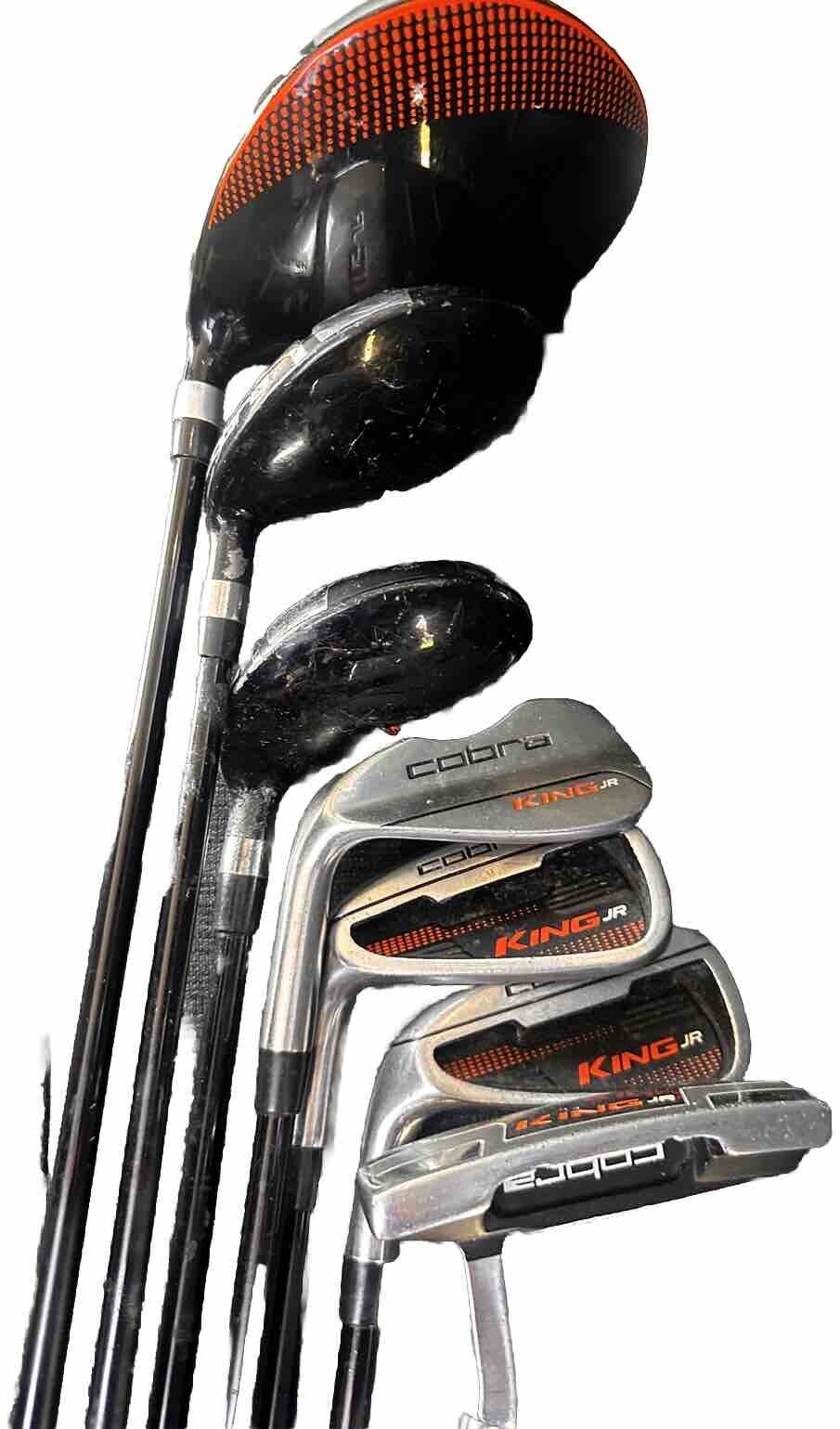 Cobra King JR Golf Club Set 7 Piece Set LEFT Handed Used Very Nice Ages 9-12