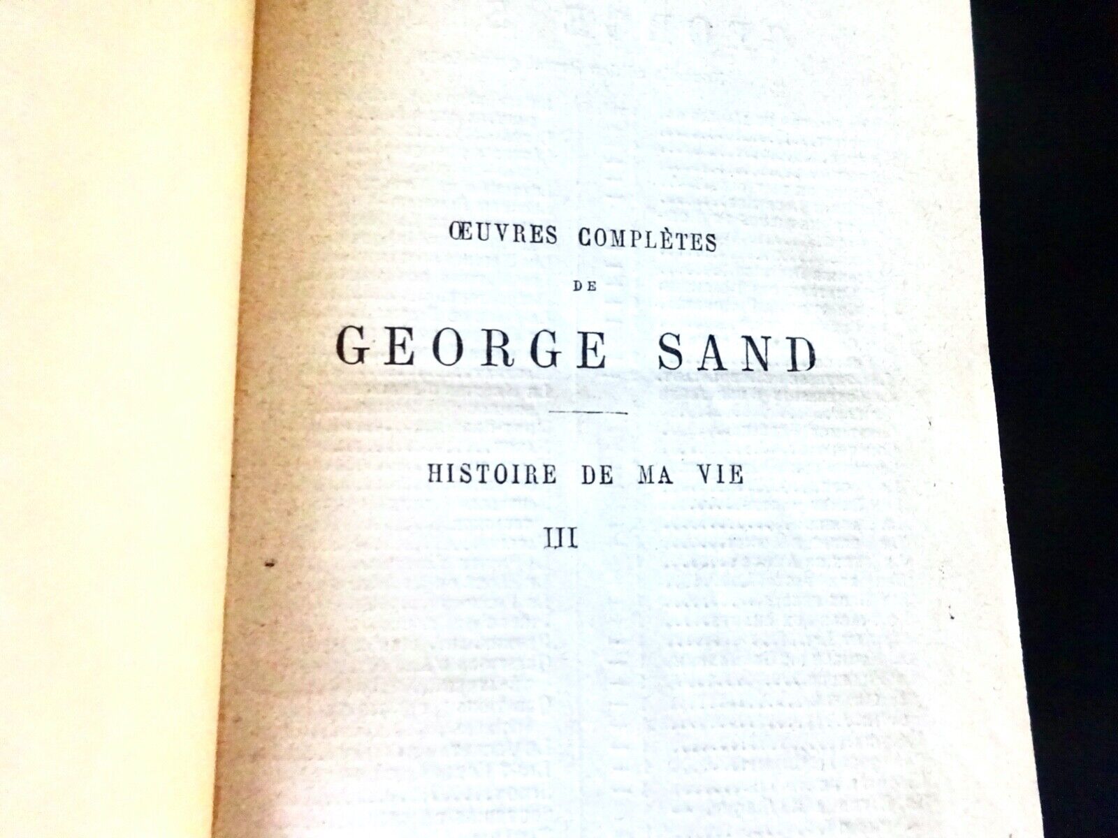 Antique Book George Sand 1879 Paris Fren Histoire de Ma Vie History of My Life..