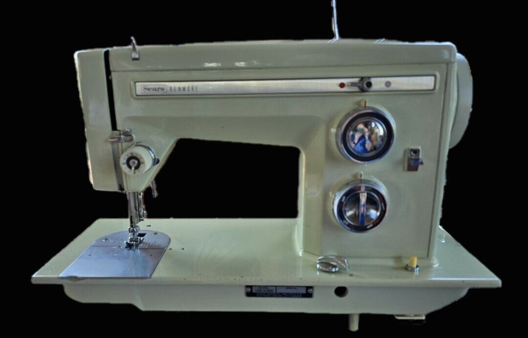 VINTAGE - Sears Kenmore 158 14000 Sewing Machine Used , Works 