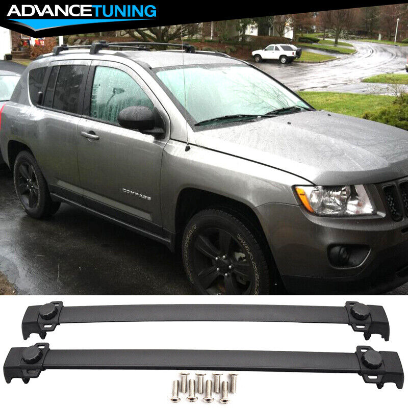 Fits 11-16 Jeep Compass OE Style Roof Rack Cross Bar Crossbar Luggage Carrier