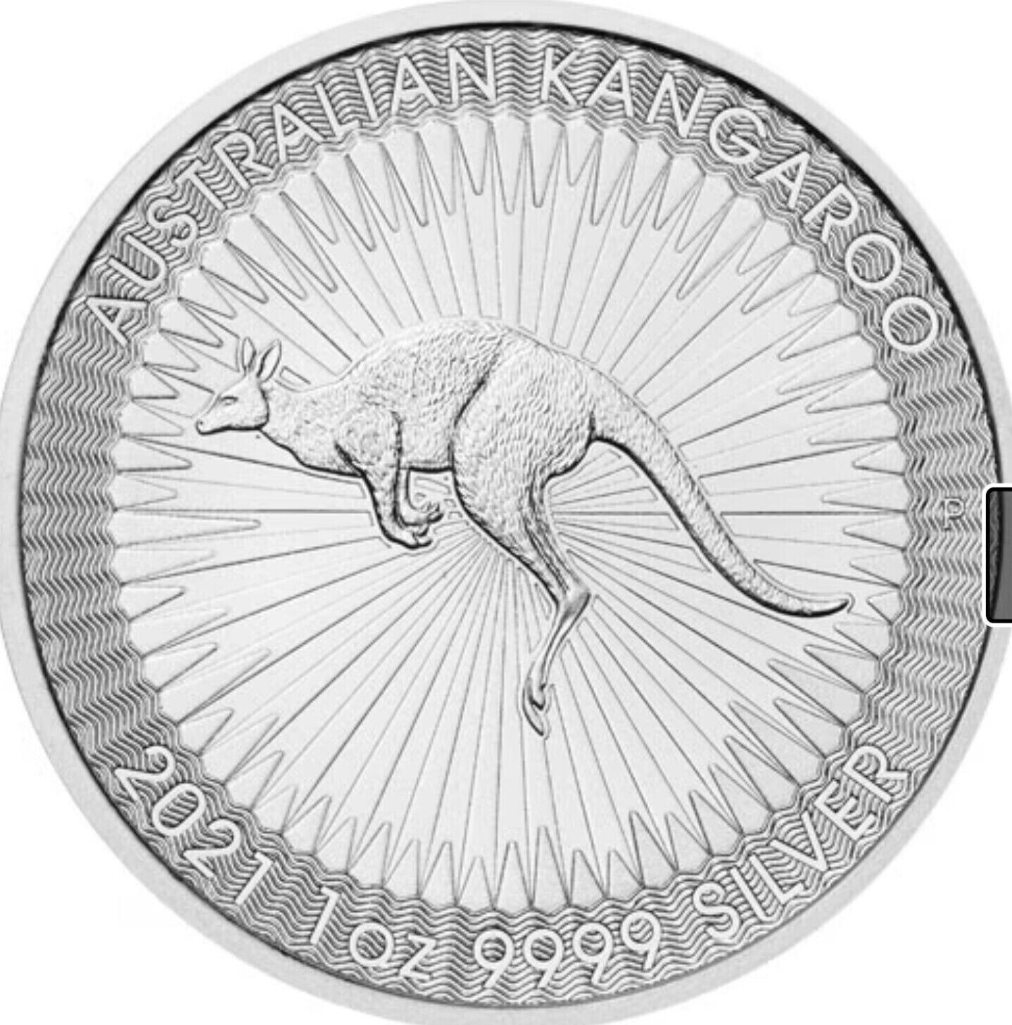 RARE 2021 AUSTRALIAN KANGAROO-PERTH MINT-.999 FINE SILVER 1oz - Sigma Verified