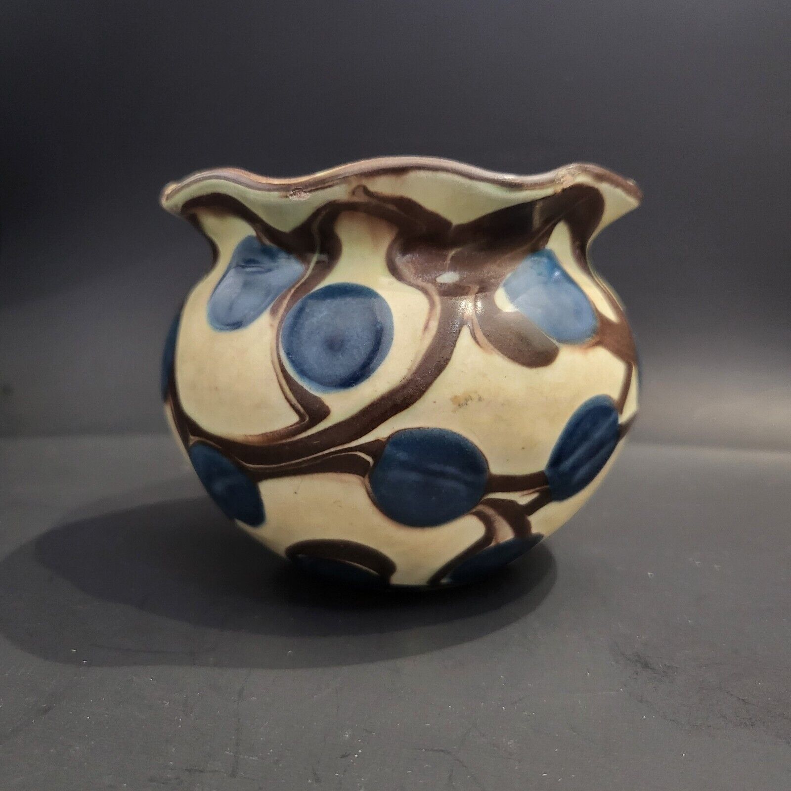Herman Kahler Floral Vase, \