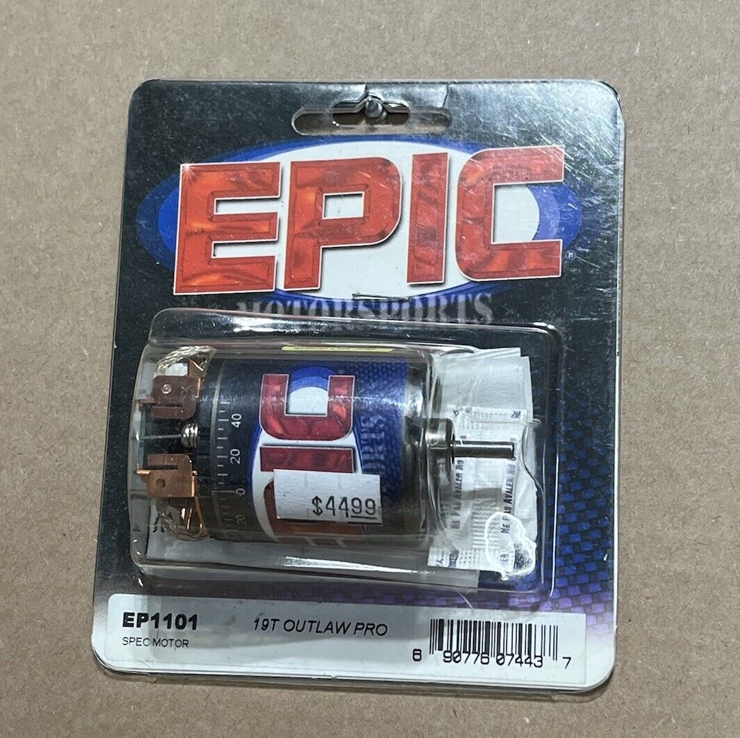 Epic EP1101 19T Outlaw Pro Brushed Motor Vintage New Old Stock Trinity Spec