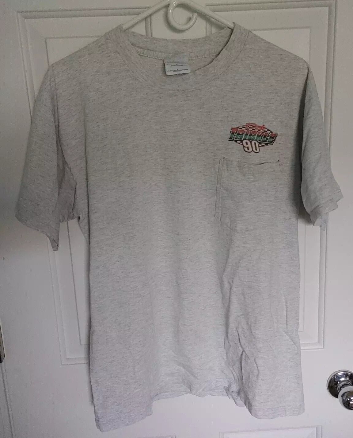 VTG Dick Trickle NASCAR 1997 Dunlavey Heilig Meyers Racing Shirt Size Men Large