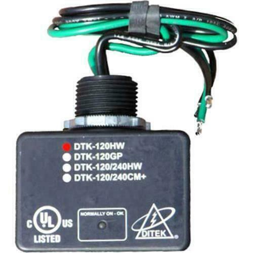 Ditek DTK-120HW 120VAC Power Circuit Surge Protection up to 20A Circuit Breakers