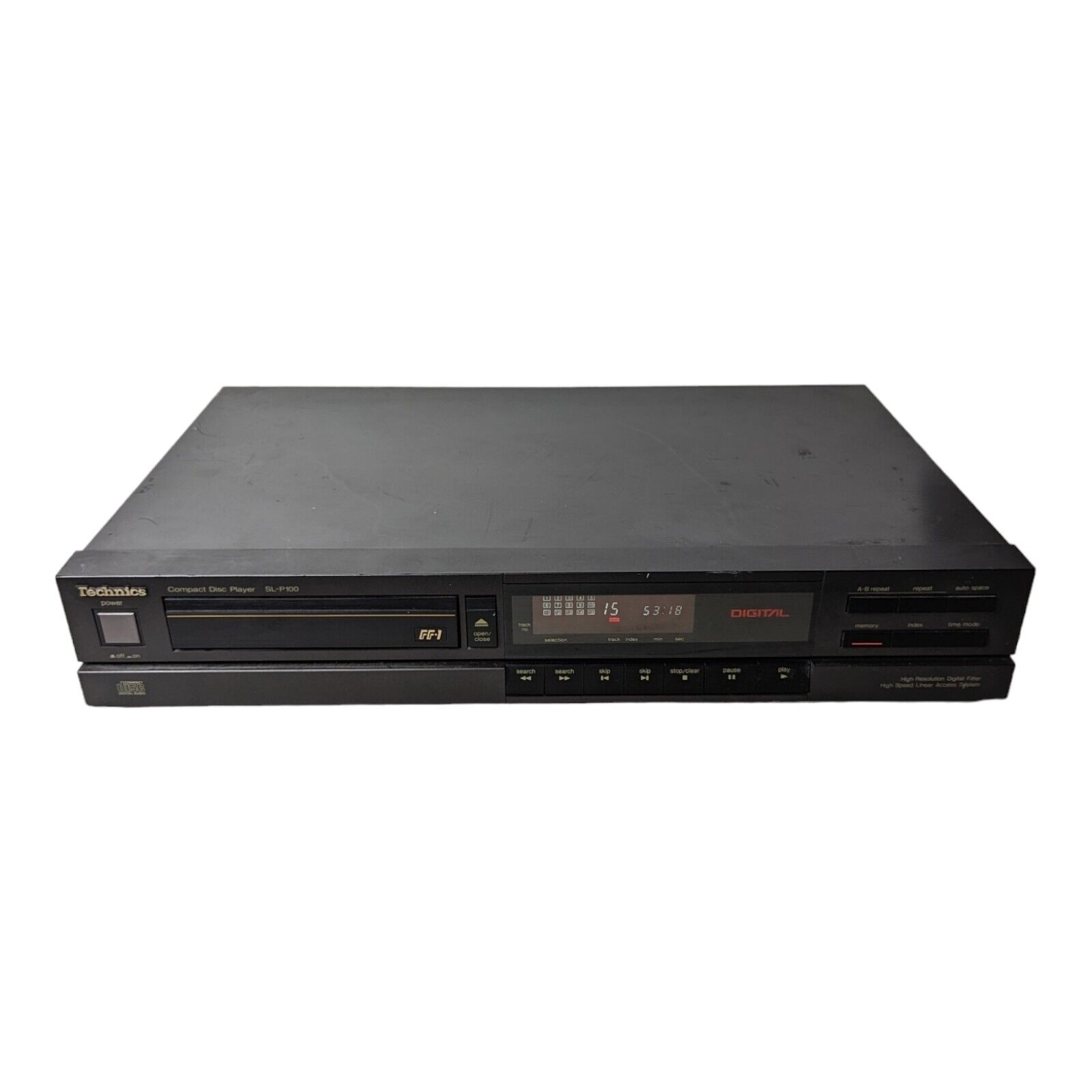 Technics SL-P100 Compact Single Disc CD Player -  No Remote