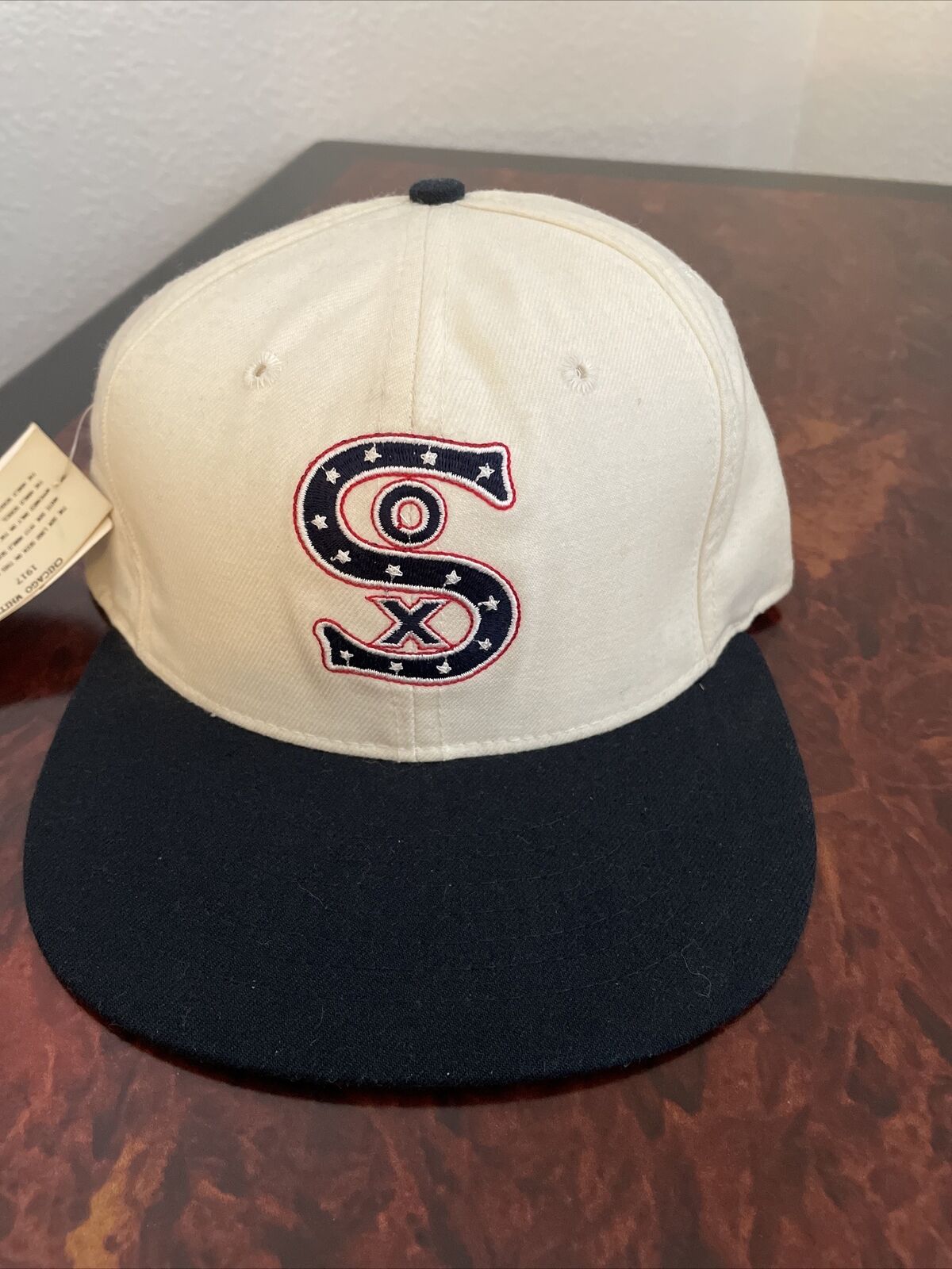 Vintage Chicago White Sox 1917 Fitted Baseball Cap Hat Cooperstown Collection