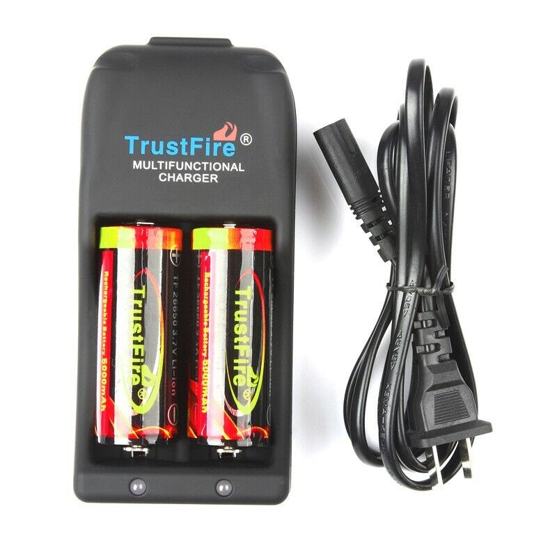 TrustFire TR-006 Charger For Li-ion 4.2 V -3.0V Battery 26650 16340 AA  
