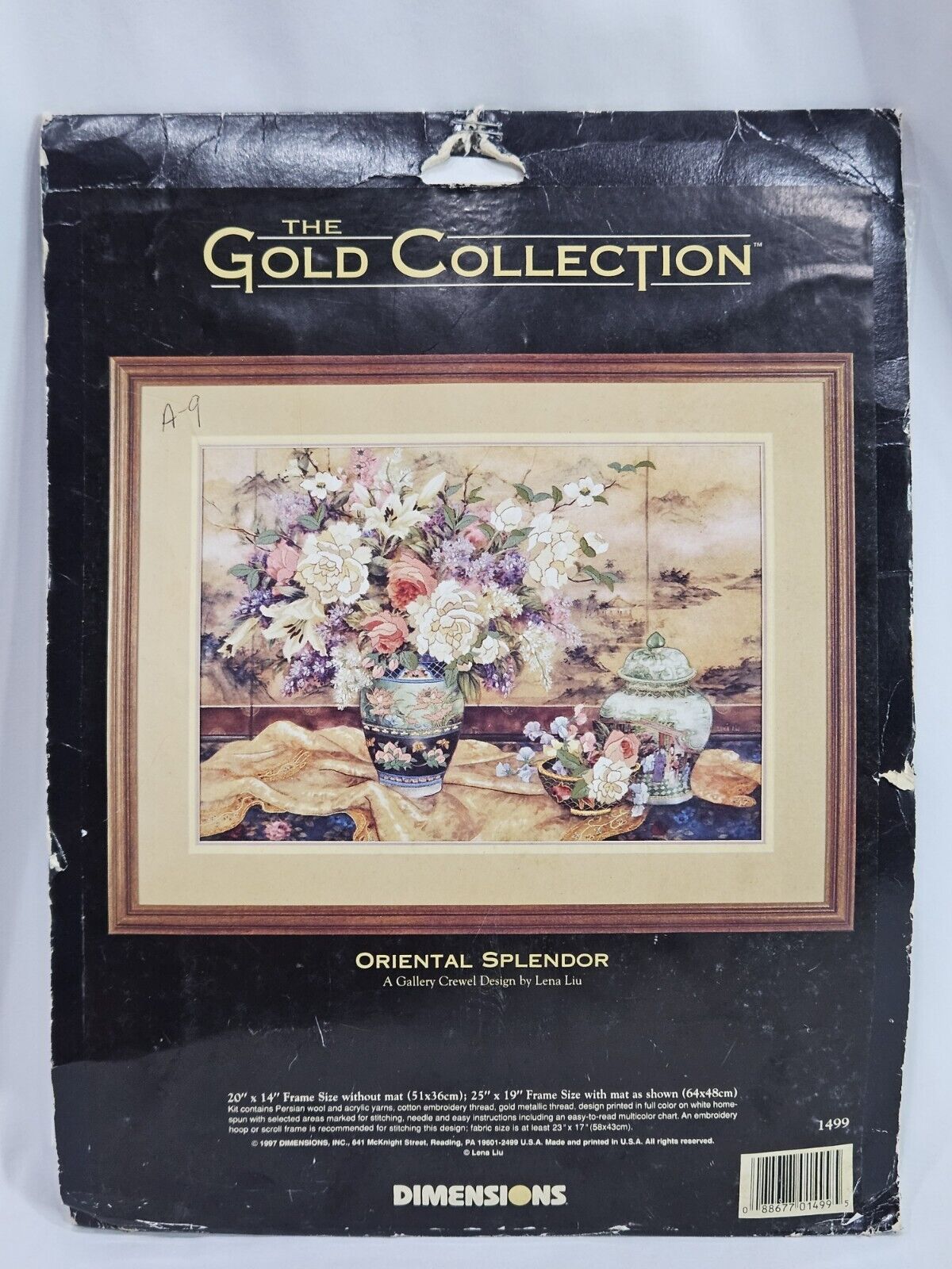 Dimensions Gold Collection #1499 Oriental Splendor Crewel Kit
