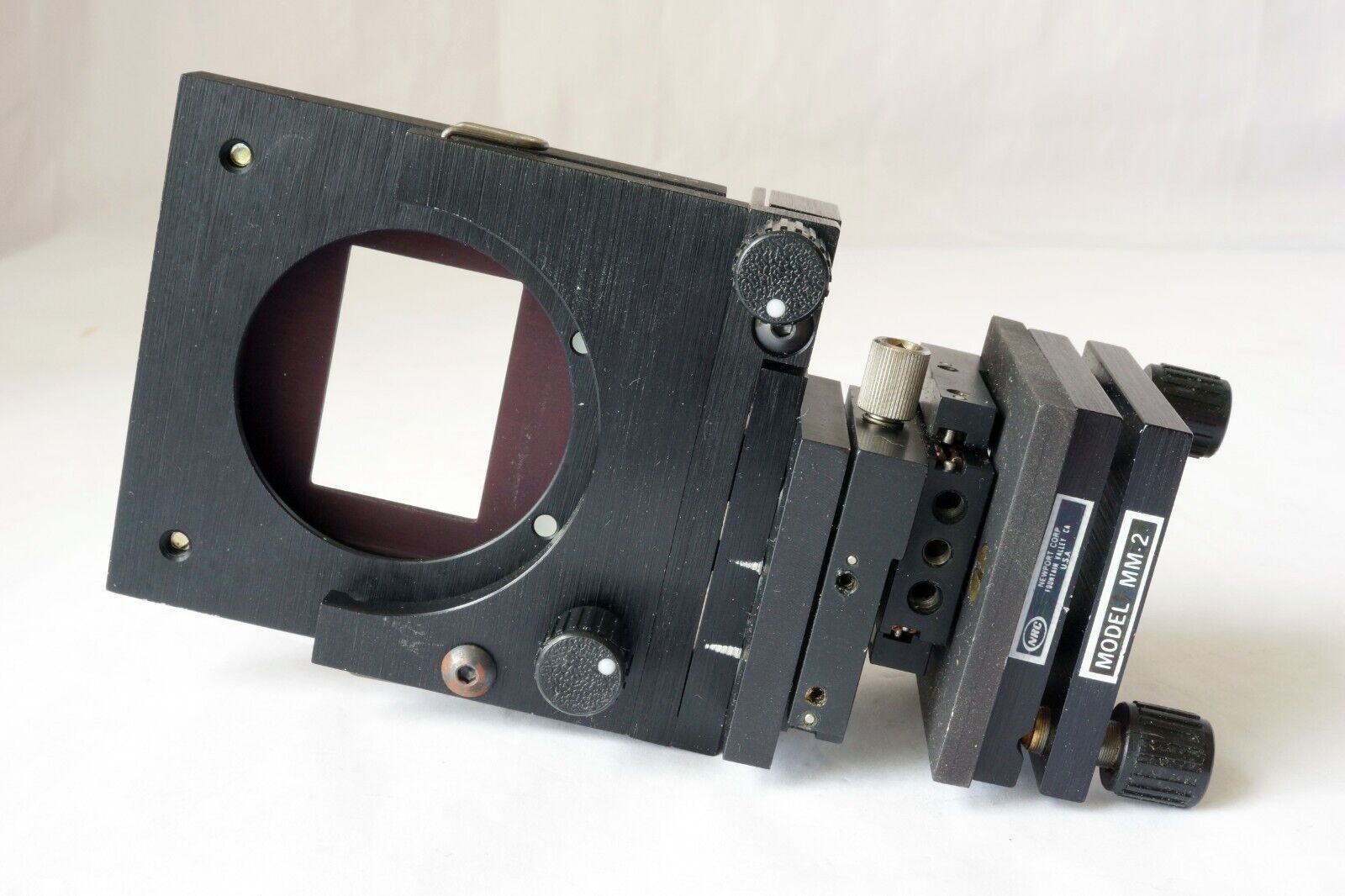 NRC NEWPORT MODEL 450-A, MM-2 AND GM-2 POSITIONER LINEAR STAGES FOR 35MM FILM