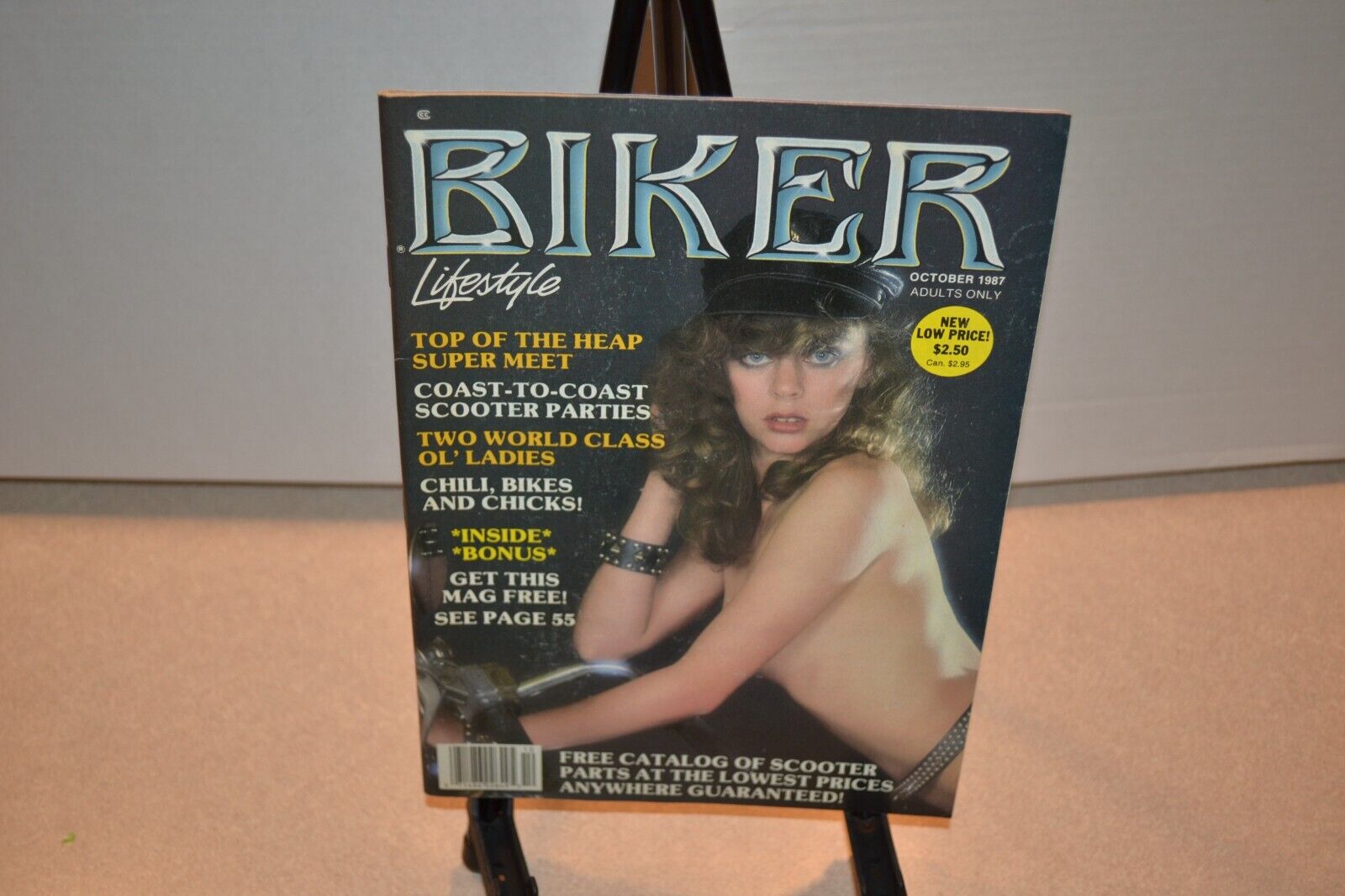 Biker Lifestyle Magazine October 1987 Vintage Motorcycle Publication (Loc 2)