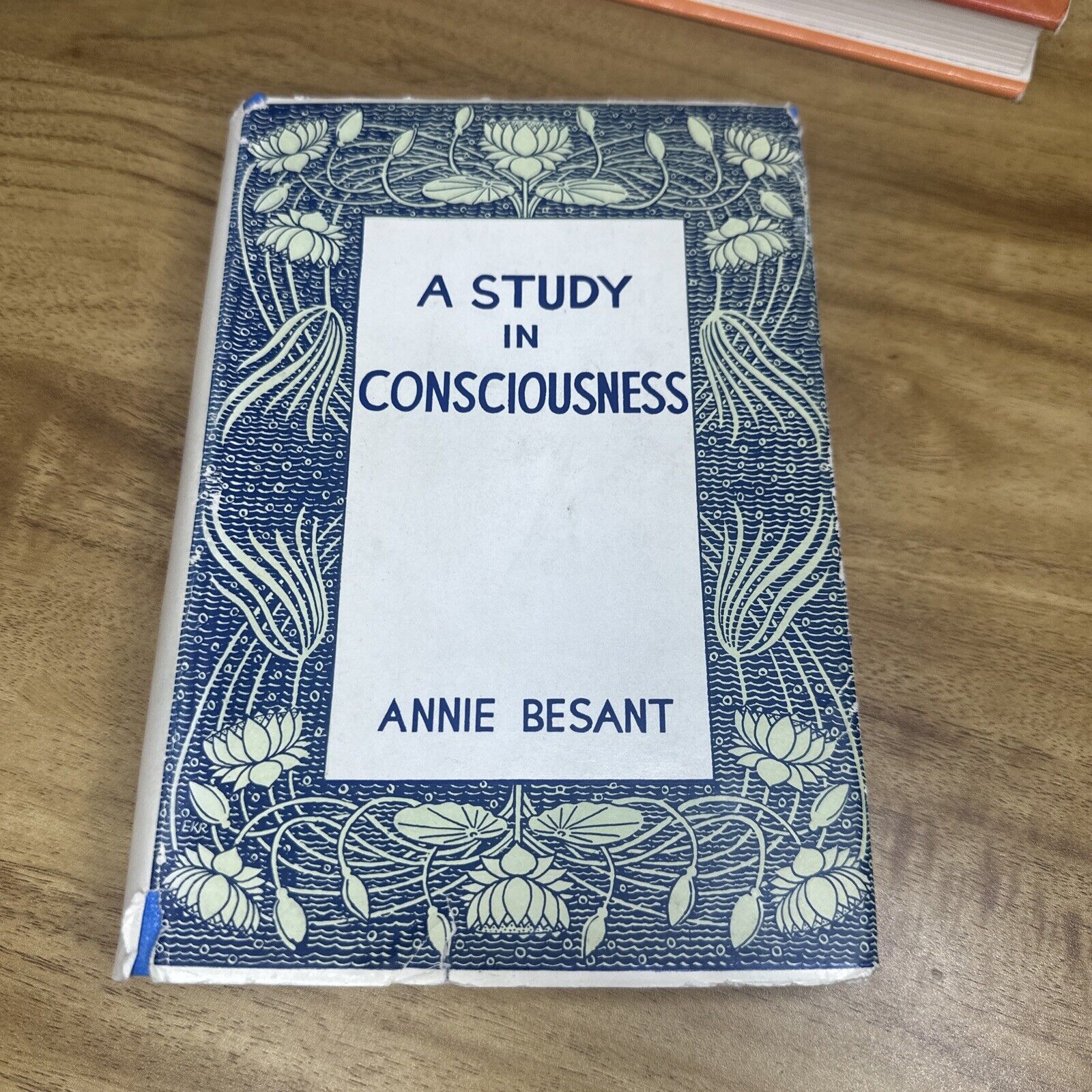 Vintage 1980 A Study In Consciousness By Annie Besant HC  Eighth Edition HC