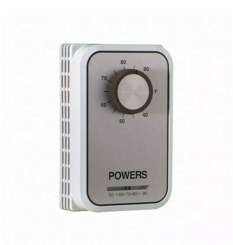 SIEMENS. P/N: 134-1084. POWERS, ET 134, LINE VOLTAGE THERMOSTAT. 40° TO 90° F