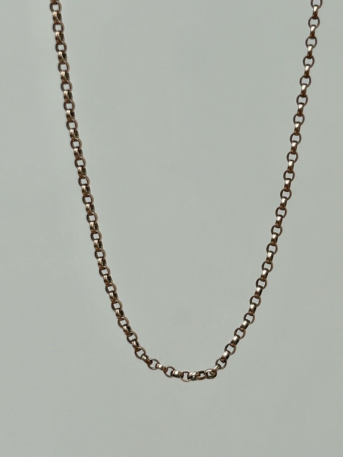 Antique 9ct Gold Long Chain Necklace