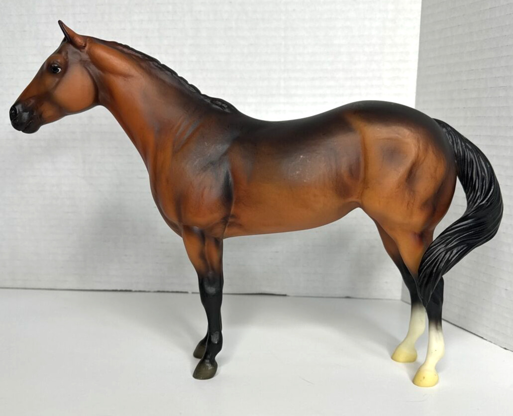 Breyer Traditional Bay Quarter Horse Mare Lady Phase Swish Tail 2006-2008 VGUC