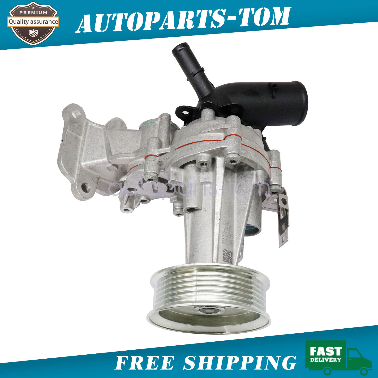 04893618AB FIT FOR Jeep Cherokee 2.0L L4 19-2023 Water Pump 4893618AC 50055694