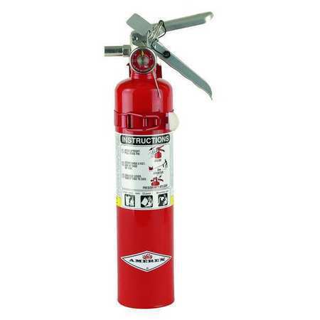 Amerex B417t Fire Extinguisher, Class Abc, Ul Rating 1A:10B:C, 195 Psi,