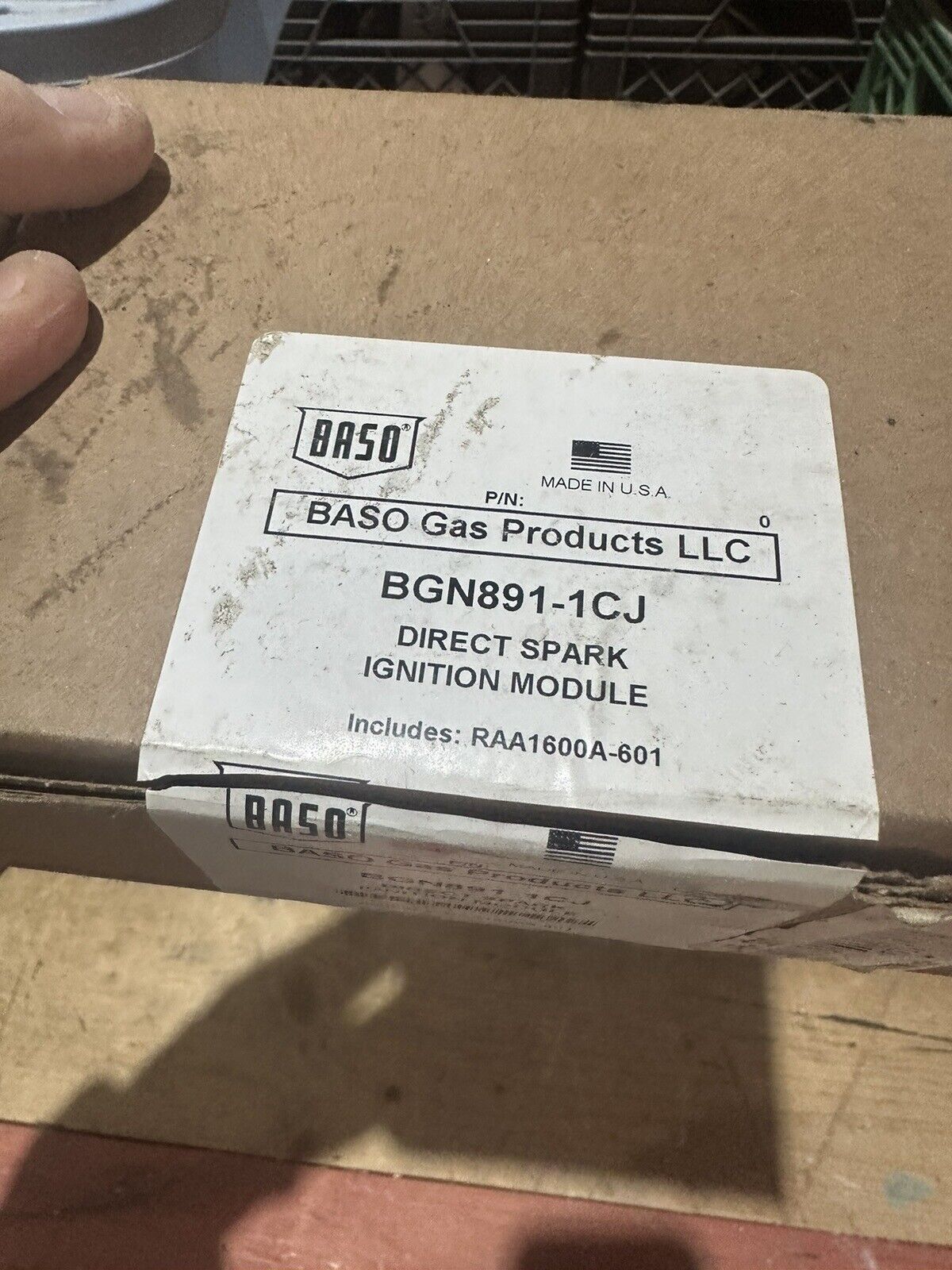 Baso Gas BGN891-1CJ Direct Spark Ignition Module for Lennox Pulse Furnace