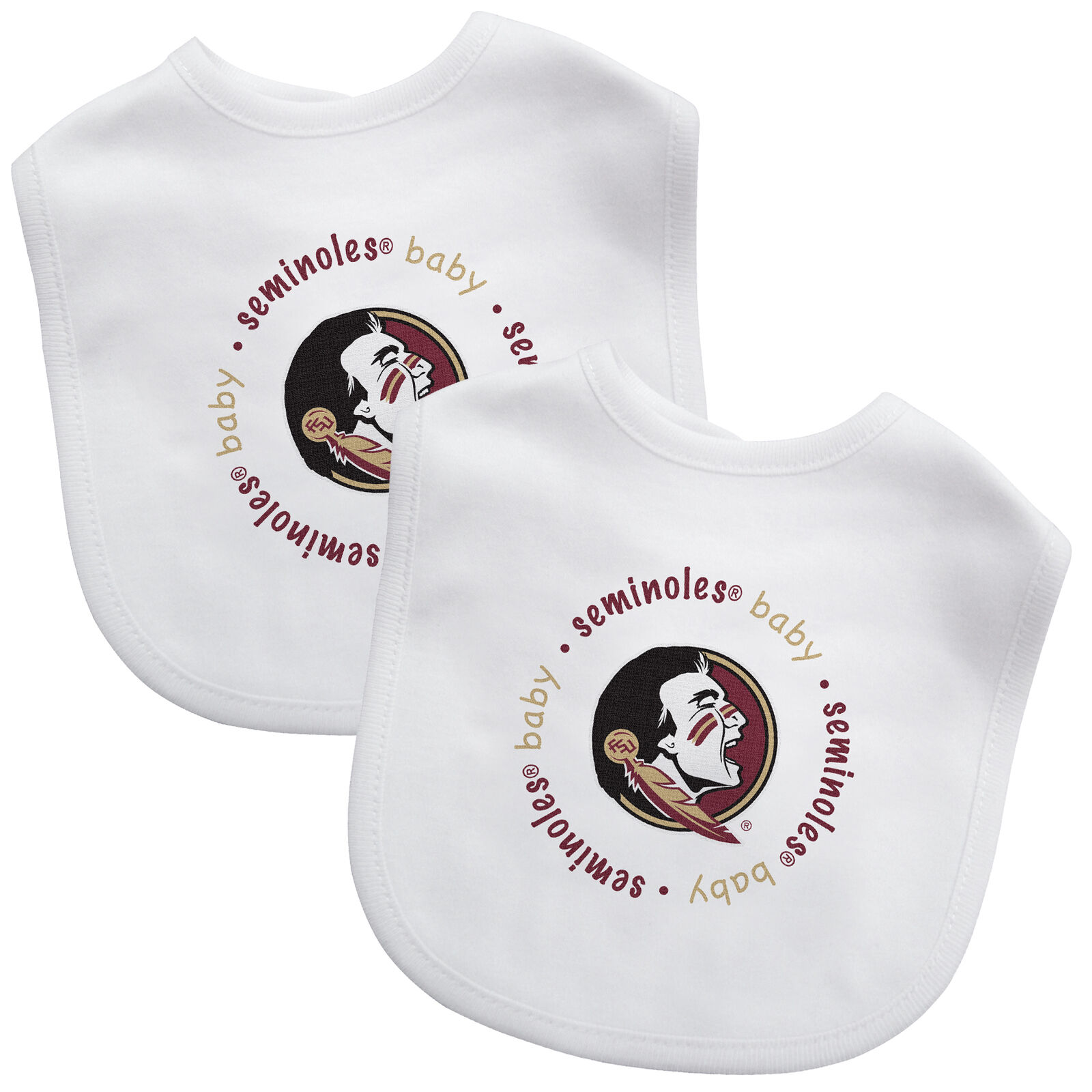 BabyFanatic - Florida State - Officially Licensed NCAA Baby Bibs 2-Pack