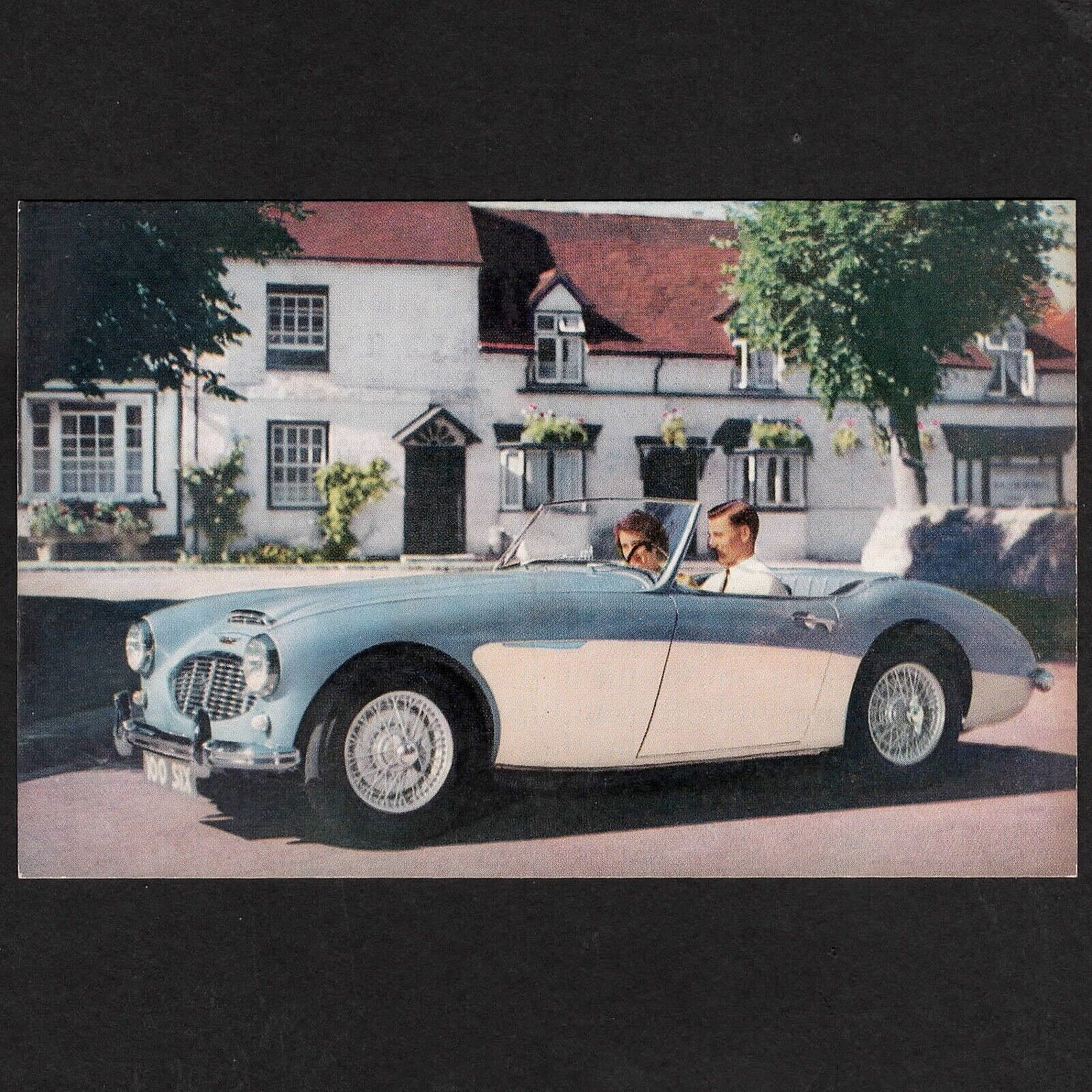 1956-59 Austin-Healey 100 Six, Wire Wheels: Original Dealer Postcard UNUSED VG+